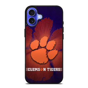 CLEMSON TIGERS LOGO iPhone 16 Case