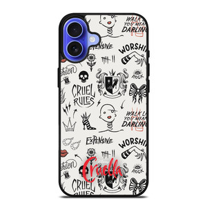 CRUELLA DISNEY PATTERN iPhone 16 Case