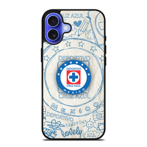 CRUZ AZUL DEPORTIVO ART iPhone 16 Case CRUZ AZUL DEPORTIVO ART iPhone 16 Case