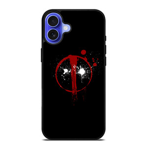 DEADPOOL SUPERHERO LOGO iPhone 16 Case DEADPOOL SUPERHERO LOGO iPhone 16 Case