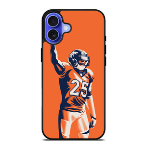 DENVER BRONCOS PLAYER iPhone 16 Case
