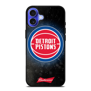 DETROIT PISTONS BUDWEISER iPhone 16 Case