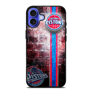DETROIT PISTONS LOGO iPhone 16 Case