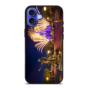 DISNEY CASTLE WALT FIREWORK iPhone 16 Case