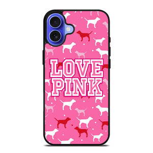 DOG PINK VICTORIA'S SECRET iPhone 16 Case DOG PINK VICTORIA'S SECRET iPhone 16 Case