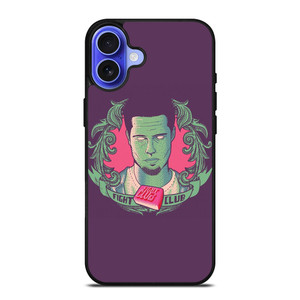 FIGHT CLUB BRAD PITT ART iPhone 16 Case FIGHT CLUB BRAD PITT ART iPhone 16 Case