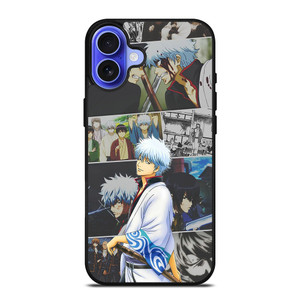 GINTAMA SAKATA GINTOKI COLLAGE iPhone 16 Case GINTAMA SAKATA GINTOKI COLLAGE iPhone 16 Case