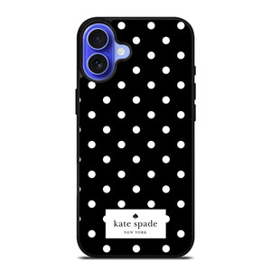 KATE SPADE POLKA BLACK iPhone 16 Case KATE SPADE POLKA BLACK iPhone 16 Case