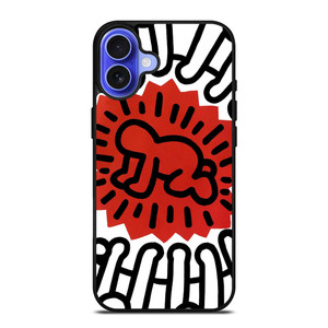 KEITH HARING 3 iPhone 16 Case