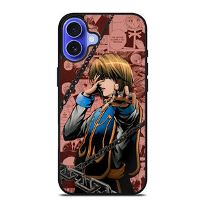 KURAPIKA HUNTER X HUNTER ANIME iPhone 16 Case KURAPIKA HUNTER X HUNTER ANIME iPhone 16 Case