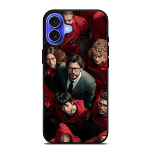 LA CASA DE PAPEL MONEY HEIST CHARACTERS iPhone 16 Case LA CASA DE PAPEL MONEY HEIST CHARACTERS iPhone 16 Case