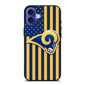 LA RAMS LOGO NFL iPhone 16 Case LA RAMS LOGO NFL iPhone 16 Case
