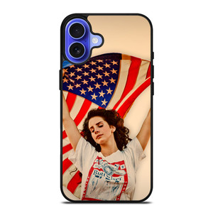 LANA DEL REY AMERICAN FLAG iPhone 16 Case