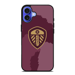 LEEDS UNITED FC ART LOGO iPhone 16 Case