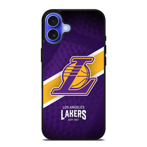 LOS ANGELES LAKERS LOGO 3 iPhone 16 Case