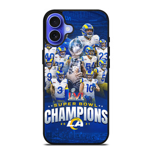 LOS ANGELES RAMS CHAMPIONS iPhone 16 Case