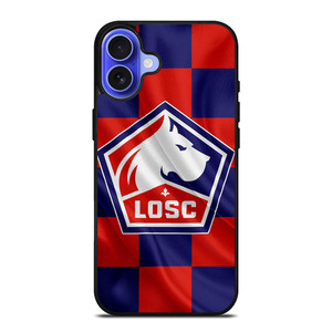 LOSC LILLE LOGO CLUB iPhone 16 Case LOSC LILLE LOGO CLUB iPhone 16 Case