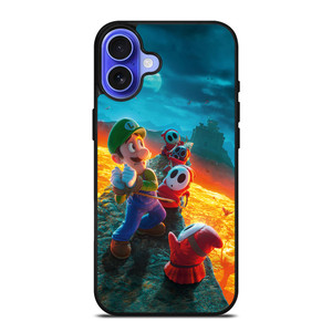 LUIGI THE SUPER MARIO BROS SCARED iPhone 16 Case