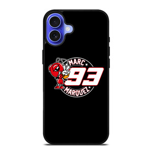 MARQ MARQUEZ MOTOGP LOGO MM93 2 iPhone 16 Case MARQ MARQUEZ MOTOGP LOGO MM93 2 iPhone 16 Case