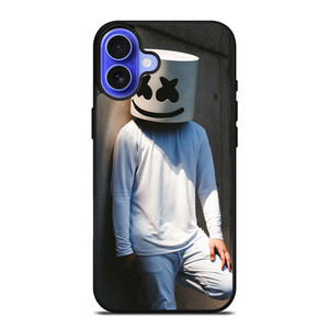 MARSHMELLO ALONE iPhone 16 Case MARSHMELLO ALONE iPhone 16 Case