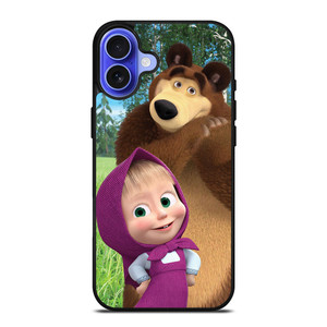 MASHA AND THE BEAR CUTE iPhone 16 Case MASHA AND THE BEAR CUTE iPhone 16 Case