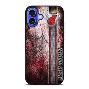 MIAMI HEAT NBA 3 iPhone 16 Case