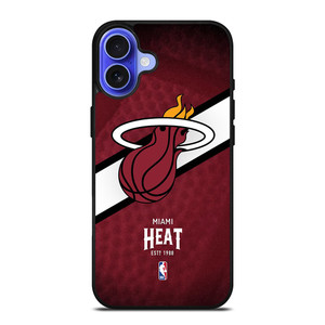MIAMI HEAT NBA iPhone 16 Case