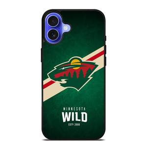 MINNESOTA WILD LOGO iPhone 16 Case MINNESOTA WILD LOGO iPhone 16 Case