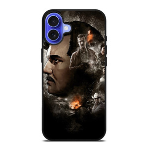 NARCOS CHARACTERS PABLO ESCOBAR iPhone 16 Case NARCOS CHARACTERS PABLO ESCOBAR iPhone 16 Case