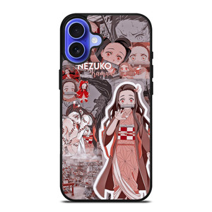 NEZUKO KAMADO DEMON SLAYER COLLAGE iPhone 16 Case