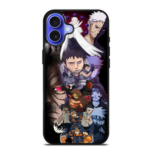 OBITO UCHIHA COLLAGE iPhone 16 Case OBITO UCHIHA COLLAGE iPhone 16 Case
