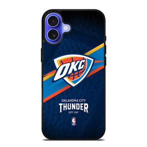 OKLAHOMA CITY THUNDER LOGO 2 iPhone 16 Case OKLAHOMA CITY THUNDER LOGO 2 iPhone 16 Case