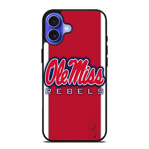 OLE MISS REBELS iPhone 16 Case OLE MISS REBELS iPhone 16 Case
