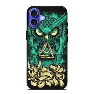 OWL SUGAR SKULL TATTOO iPhone 16 Case