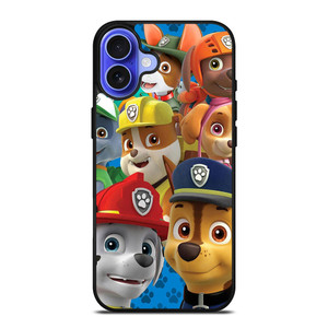 PAW PATROL CHARACTERS iPhone 16 Case PAW PATROL CHARACTERS iPhone 16 Case