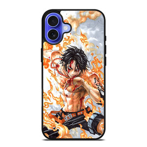 PORTGAS D ACE BLEEDING iPhone 16 Case PORTGAS D ACE BLEEDING iPhone 16 Case