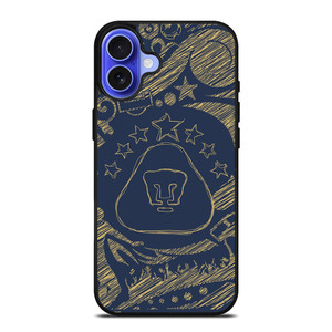 PUMAS UNAM ART LOGO iPhone 16 Case PUMAS UNAM ART LOGO iPhone 16 Case