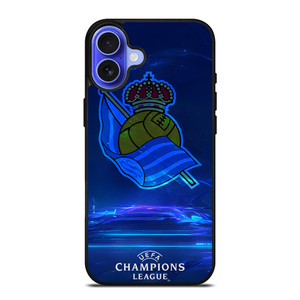 REAL SOCIEDAD LOGO ART iPhone 16 Case REAL SOCIEDAD LOGO ART iPhone 16 Case