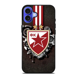 RED STAR FC ICON iPhone 16 Case RED STAR FC ICON iPhone 16 Case