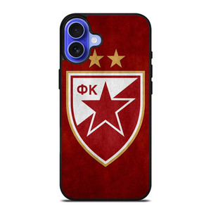 RED STAR FC LOGO iPhone 16 Case RED STAR FC LOGO iPhone 16 Case