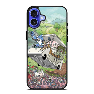 REGULAR SHOW ART iPhone 16 Case
