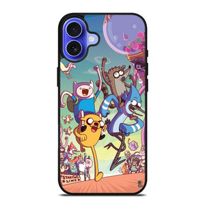 REGULAR SHOW CHARACTERS ART iPhone 16 Case