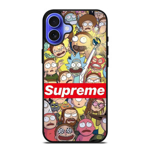 RICK AND MORTY SUPREME iPhone 16 Case RICK AND MORTY SUPREME iPhone 16 Case