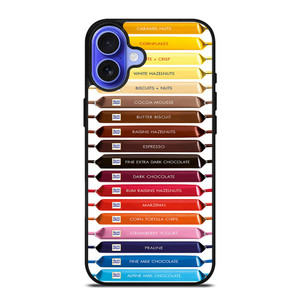 RITTER SPORT CHOCOLATE LIST iPhone 16 Case RITTER SPORT CHOCOLATE LIST iPhone 16 Case