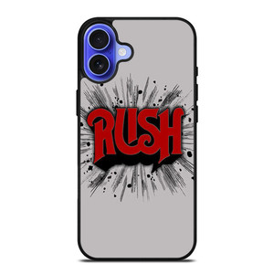 RUSH ROCK BAND iPhone 16 Case