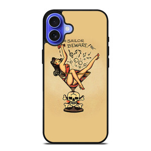 SAILOR JERRY TATTOO iPhone 16 Case SAILOR JERRY TATTOO iPhone 16 Case