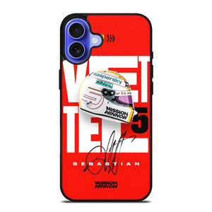 SEBASTIAN VETTEL HELMET iPhone 16 Case SEBASTIAN VETTEL HELMET iPhone 16 Case