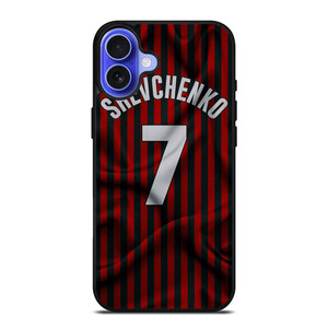 SHEVCHENKO AC MILAN JERSEY iPhone 16 Case SHEVCHENKO AC MILAN JERSEY iPhone 16 Case