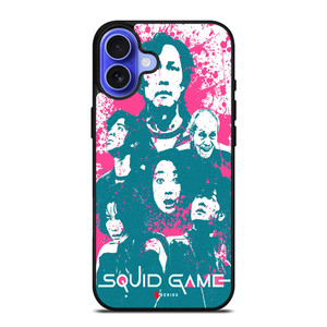 SQUID GAME CHARACTERS iPhone 16 Case SQUID GAME CHARACTERS iPhone 16 Case