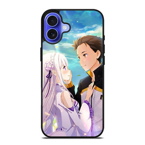 SUBARU AND EMILIA iPhone 16 Case SUBARU AND EMILIA iPhone 16 Case
